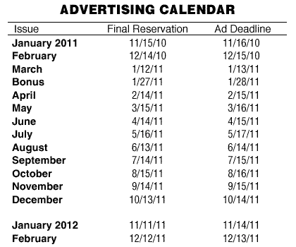 advertising calendar image